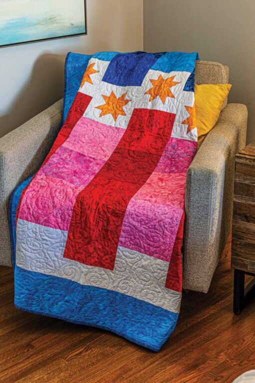 Streaming Stars Quilt Pattern Download | Quilting Daily